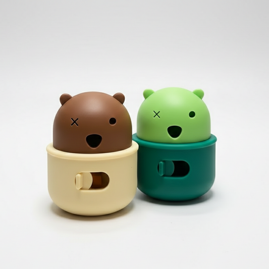 Silicone Bear Treat Toy for Dogs | Slow Feeder Dispenser