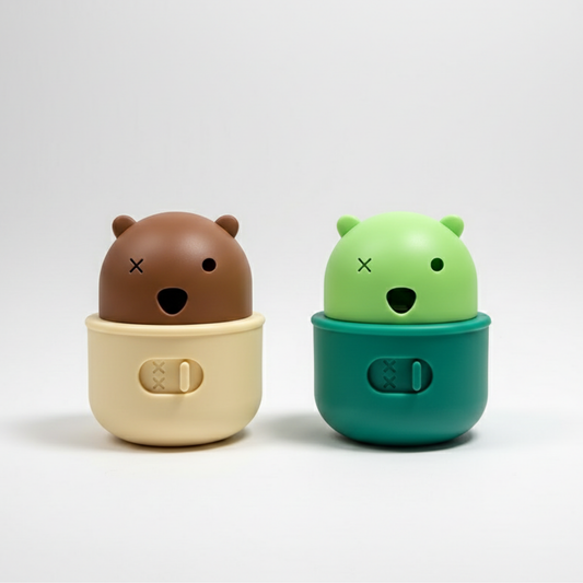 Silicone Bear Treat Toy for Dogs | Slow Feeder Dispenser